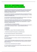 NCM 119 - MIDTERM EXAM QUESTIONS AND ANSWERS