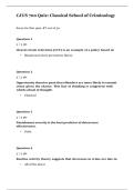 CJUS 700 Quiz&colon; Classical School of Criminology &vert; Score 47&sol;50 &vert; Liberty University