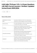 LSUS MBA 776 Exam 1 (Ch. 1-4) Exam Questions with 100% Correct Answers | Verified | Updated (Actual Exam) 20252026