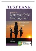 Maternal Child Nursing Care &ndash; 2nd Edition by Ward & Hisley &ndash; Full Test Bank with Questions and Answers &lpar;Chapters 1&ndash;49&rpar;