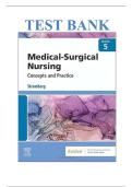 Test Bank for Dewits Medical Surgical Nursing Concepts and Practice 5th Edition Stromberg Chapter 1-49 Newest Version ISBN&colon;9780323811842