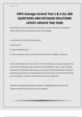 CRPC Damage Control Test 1 & 2 ALL 200 QUESTIONS AND DETAILED SOLUTIONS LATEST UPDATE THIS YEAR