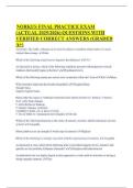 NORKUS FINAL PRACTICE EXAM &lpar;ACTUAL 2025&sol;2026&rpar; QUESTIONS WITH VERIFIED CORRECT ANSWERS &lpar;GRADED A&plus;&rpar;