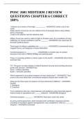 POSC 2601 MIDTERM 2 REVIEW QUESTIONS CHAPTER 6 CORRECT 100&percnt; 