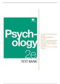 OPENSTAX TEST BANK FOR PSYCHOLOGY 2 EDITION SENIOR CONTRIBUTING AUTHORS ROSE M&period; SPIELMAN&comma; FORMERLY OF QUINNIPIAC UNIVERSITY &lpar;2025&sol;2026&rpar; &lpar;New Edition with All Chapters Covered&rpar;