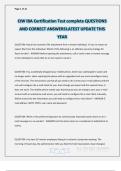 CIW IBA Certification Test complete QUESTIONS AND CORRECT ANSWERS LATEST UPDATE THIS YEAR