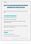 NU 673 Final EXAM 300 QUESTIONS AND CORRECT ANSWERS LATEST UPDATE THIS YEAR&period;
