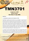 TMN3701 Assignment 3 &lpar;COMPLETE ANSWERS&rpar; 2026 - DUE 9 July 2026
