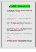 QASP-S Exam Study Guide 2025&colon; Questions & Correct Answers &vert; ABA&comma; Autism&comma; Behavior Analysis