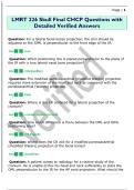 LMRT 226 Skull Final CHCP Questions with  Detailed Verified Answers 