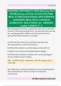Herzing University HESI RN Exit Exam 2025 &ndash; Real Exam Questions and Verified Answers &lpar;Complete Solutions Newly Released&rpar;