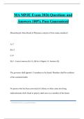MA MPJE Exam 2026 Questions and Answers 100&percnt; Pass Guaranteed
