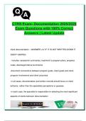 CTRS Documentation Exam 2025&sol;2026 &ndash; 100&plus; Verified Q&A on SOAP Notes&comma; POMR&comma; SMART Goals&comma; Behavioral Objectives & Charting Standards