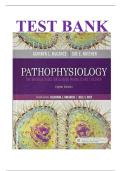 TEST BANK FOR MCCANCE PATHOPHYSIOLOGY 8TH EDITION&lpar;CONSISTS OF ALL CHAPTERS 1- 50 &rpar;ALL QUESTIONS WITH COMPLETE ANSWER SOLUTIONS