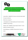 CTRS  EXAM COMPLETE PACKAGE DEAL