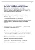 UPDATED&colon; Med-Surg Hesi PN 2025 EXAM QUESTIONS &vert;FREQUENTLY TESTED QUESTIONS &vert;&vert;VERIFIED SOLUTIONS &lpar;100&percnt; CORRECT&rpar;