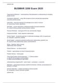 BUSMHR 3200 Exam 2025