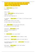 PN EXIT HESI STUDY PLAN QUESTIONS AND ANSWERS LATEST UPLOAD 2024&sol;2025 BEST EXAM SOLUTION GRADED A&plus; FOR EXCELLENT PASS