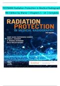 Test Bank &ndash; Radiation Protection in Medical Radiography&comma; 9th Edition by Mary Alice Statkiewicz Sherer&comma; Paula J&period; Visconti&comma; E&period; Russell Ritenour & Kelli Haynes &vert; Complete Chapters 1&ndash;16 &vert; 2025&ndash;2026