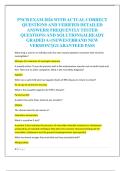PNCB EXAM 2026 WITH ACTUAL CORRECT  QUESTIONS AND VERIFIED DETAILED  ANSWERS&vert; FREQUENTLY TESTED  QUESTIONS AND SOLUTIONS&vert;ALREADY  GRADED A&plus;&vert;NEWEST&vert;BRAND NEW  VERSION&excl;&excl;&vert;GUARANTEED PASS