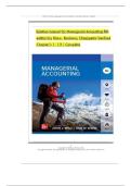 Solution Manual for Managerial Accounting&comma; 8th edition by John Wild&comma; ken Shaw&comma; Barbara Chiappetta&comma; Verified Chapters 1 - 13&comma; Complete Newest Version