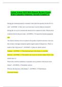 Latest Actual 2025&sol;2026 Bonent Review Exam With Complete Solutions Already Graded A&plus;