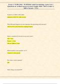 Exam 1&colon; NURS 5463 &sol; NURS5463 Adult Gerontology Acute Care &vert;  Questions & verified Answers &lpar;Latest Update 2026 &sol; 2027&rpar; Grade A &vert;  100&percnt; Correct &ndash; UTA
