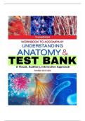 Accredited Test Bank Solution For Understanding Anatomy & Physiology A Visual Auditory Interactive Approach Third Edition by Gale Sloan Thompson RN 5