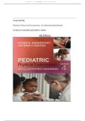 Test Bank- Pediatric Physical Examination&colon; An Illustrated Handbook 4th Edition &lpar;Karen G&period; Duderstadt&comma; 2025&rpar; Latest Edition&vert;&vert; All Chapters