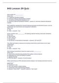 IHS Lesson 29 Quiz&period; Latest Updated