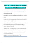 BBH 101 Bundled Tests 2026 Questions and Answers