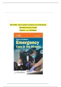 Test Bank for Nancy Caroline&rsquo;s Emergency Care in the Streets&comma; 9th Edition by Nancy Caroline &ndash; Complete Chapters 1&ndash;53 for EMS Exam Preparation