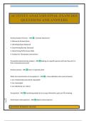 ACTIVITY ANALYSIS FINAL EXAM 2025 QUESTIONS AND ANSWERS