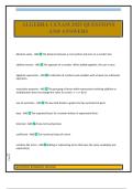 ALGEBRA 1 EXAM 2025 QUESTIONS AND ANSWERS