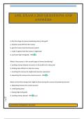 AML EXAM 1 2025 QUESTIONS AND ANSWERS