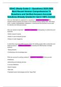 EDAC &lpar;Study Guide 2 - Questions&rpar; 2025-2026 Most Recent Version Comprehensive 75 Questions and Verified Answers Accurate Solutions Already Graded A&plus; Get it 100&percnt; Correct
