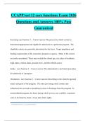 CCAPP test 12 core functions Exam 2026 Questions and Answers 100&percnt; Pass Guaranteed