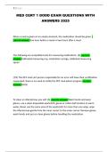 MED CERT 1 DODD EXAM QUESTIONS WITH ANSWERS 2025