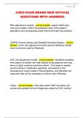 CDEO EXAM BRAND NEW OFFICIAL  QUESTIONS WITH ANSWERS&period;