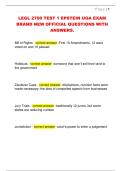 LEGL 2700 TEST 1 EPSTEIN UGA EXAM  BRAND NEW OFFICIAL QUESTIONS WITH  ANSWERS&period;