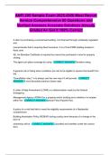 ANFI 205 Sample Exam 2025-2026 Most Recent Version Comprehensive 80 Questions and Verified Answers Accurate Solutions Already Graded A&plus; Get it 100&percnt; Correct