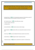 BUSI 2204 FINAL EXAM PRACTICE 2025 QUESTIONS AND ANSWERS