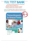 Test Bank for Pharmacotherapeutics for Advanced Practice&colon; A Practical Approach&comma; 5th Edition by Arcangelo&comma; 9781975160593&comma; Covering Chapters 1-56  Updated 2025