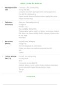 CIH Exam Toxicology 2025&sol;2026 &ndash; Key Chemical Statistics & Study Guide
