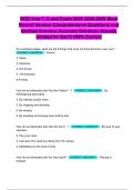 SOD Year 7&comma; 8 and Exam 2025 2025-2026 Most Recent Version Comprehensive Questions and Verified Answers Accurate Solutions Already Graded A&plus; Get it 100&percnt; Correct