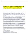 CITRIX 1Y0-203 CERTIFICATION EXAM SAMPLE QUESTIONS & ANSWERS &lpar;GRADED A&rpar;