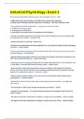 Industrial Psychology &ndash; Exam 1 Study Guide&comma; key theorists&comma; research methods&comma; and assessment concepts
