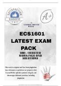 ECS1601 LATEST EXAM PACK 2025  &lbrack;DETAILED QUESTIONS AND ANSWERS&rsqb;