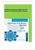 Test Bank Introductory Maternity And Pediatric Nursing 5th Edition Hatfield
