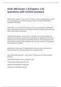 GCH 205 Exam 1 &lpar;Chapters 1-6&rpar; questions with correct answers